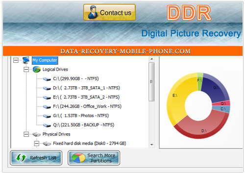Data Recovery for Digital Pictures