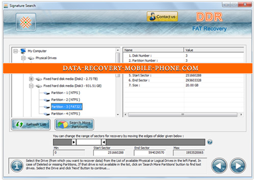 Data Recovery for FAT file system