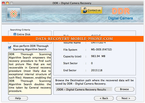 Mac Data Recovery for Digital Camera 