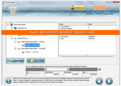 Data Recovery for Mobile Phone