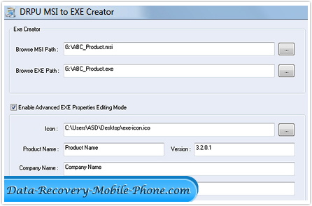 MSI to EXE Creator screenshot