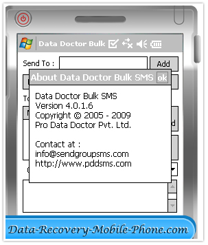 Pocket PC Bulk SMS Software
