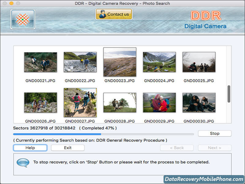 Screenshot of Picture Recovery Mac 4.0.3.7